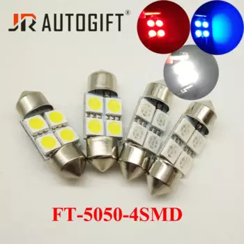 5050 x Festoon 5050 4 smd 31 36 мм Автомобильная лампочка светодиодный 24V 12V белый/синий/красный ft C5W Автомобильная интерьерная лампочка дверь Doom светильник автомобильный Стайлинг