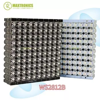 50~1000PCS WS2812B WS2812 4-Pin Led Chip Strip&Heatsink DC5V 5050SMD RGB WS2811 IC Built-in