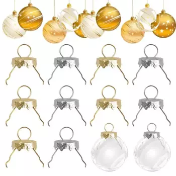 Рождественские шары Xunyihappy 50/100 шт., золотые, серебряные