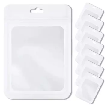 Белые самозакрывающиеся пакеты из пластика BERICHHA для ювелирных изделий