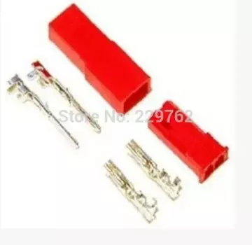 50/200/100 комплектов красного 2-контактного/полосного разъема 2,54 мм JST-2P, комплекты автоматических электрических разъемов для электронной модели/игрушки-автомобиля и т. д.