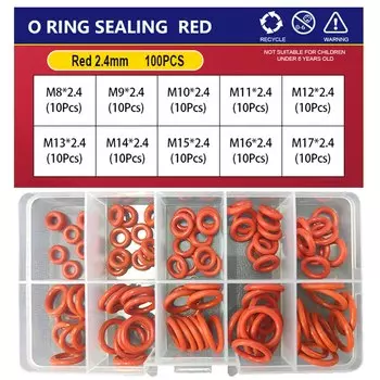 Силиконовые уплотнительные кольца VMQ набор