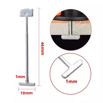 50/500 шт. сменные стальные иглы для системы выравнивания керамической плитки, зажимы, клинья, прокладки, строительные инструменты для укладки напольной плитки