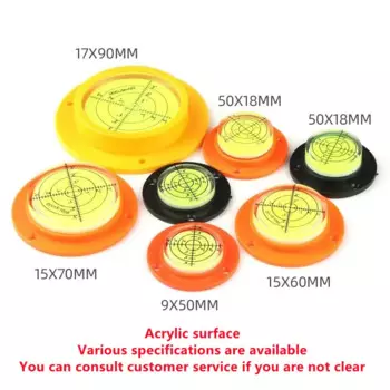 Зеленый пузырьковый уровень NVZHANGCHEN 50*9 мм