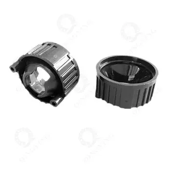 50 компл./лот 20 мм PMMA LED Lens With White Black Bracket 5 8 15 25 30 45 60 90 120 Degree For High Power 1W 3W 5W светильник Beads