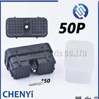 50-контактный разъем серии DRC DRC26-50S-01, автомобильная водонепроницаемая вилка DRC26-50S с контактами для Deutsch Cummins