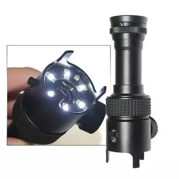 50-кратная лупа со светодиодной подсветкой, карманный микроскоп, лупа, изумрудный нефрит, идентификация с лампами, измерительная шкала, сетка 0,05 мм