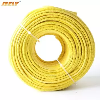 50 м 3,5 мм, 12 нитей, 3080 фунтов, оплетка из оптоволокна Uhmwpe, трос лебедки