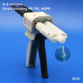 50 млШприц AB Клей Прямое склеивание Полипропилен Пропан PP Полиэтилен PE HDPE Пластик Металл 3010 Склеенные PA Клеи из ПТФЭ
