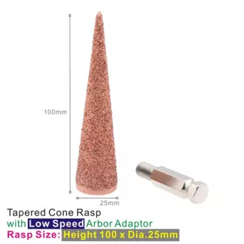 50 мм 100 мм конический конусный рашпиль 3 размера 2 "4" рашпиль с переходником для оправки шлифовальный твердосплавный полировальный инструмент тонкой зернистости 1 шт.