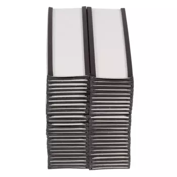 50 Pcs Badge Card Type Tag Clip Office Fastener Sticker Paper Cardigan Fastening Warehouse Magnetic Label
