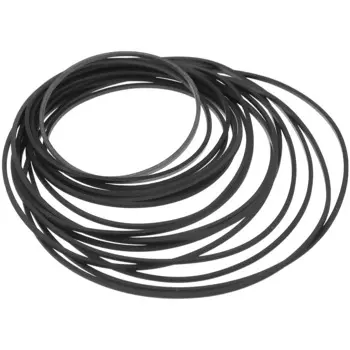 50 Pcs Tape Recorder Belt Cassette Player Belts Audio Drive Rubber Turntable 1mm for Square Deck and Flat