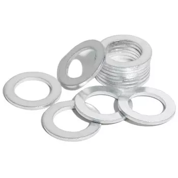 50 шт. 12x20x1,5 мм алюминиевая сливная пробка для масла, набор шайб, нескользящая для длительного уплотнения, внешние аксессуары для автомобиля