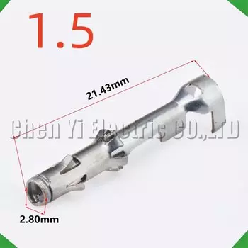 50 шт. 1,5 мм обжимные штифты для проводов «папа» или «мама» для 929989 -1 1703013 -1 Оболочка автомобильных разъемов Вилка жгута проводов