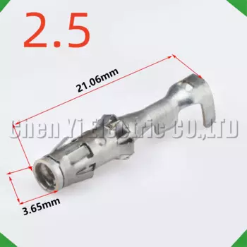 50 шт. 2,5 мм обжимные штифты для проводов «папа» или «мама» для 929974 -1 929967 -1 Оболочка автомобильных разъемов Вилка жгута проводов