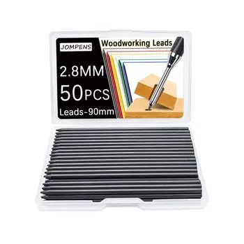 50 Шт. 2,8 Мм Механические Стержни Для Карандашей Для Резьбы По Твердому Сердечнику, Маркировка Глубоких Отверстий