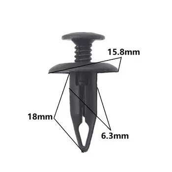 50 шт., 6,3 мм, автомобильная задняя крышка для Ford Focus Chrysler Mondeo