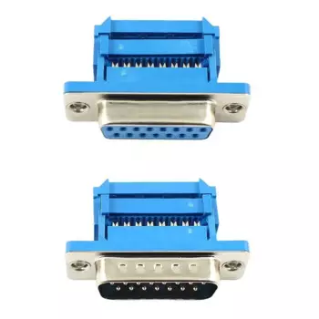 50 шт., адаптер DB15 для плоского ленточного кабеля