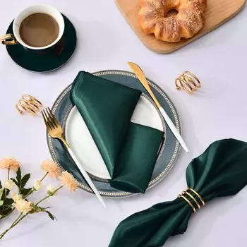 50 шт., атласные столовые салфетки BIT.FLY 30x30 см