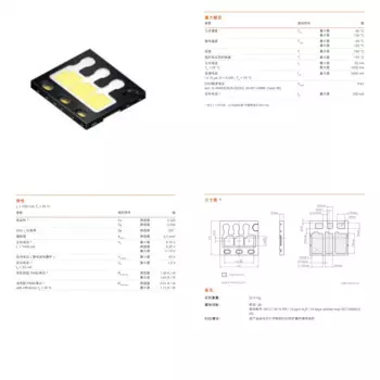 50 шт., Автомобильные светодиодные ламсветильник H3L531, 9-11 в, 6000 мА, 15 Вт