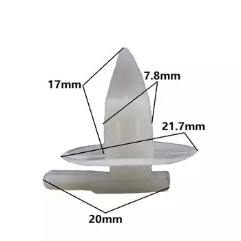 50 шт. автомобильный клипса для Toyota внутренняя панель крыло дверной держатель для карт отделка доска крепежные зажимы