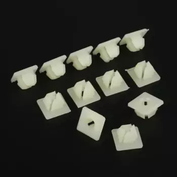 50 шт., бампер, номерной знак, гайка, кронштейн, зажим, крепеж, автомобильные заклепки для Chevrolet GM 4755299 3907444 A11719 A8435 # 14-винтовая втулка