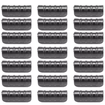 50 шт. черная тепличная пластиковая пленка Рамка Трубка и зажим для пленки зажим Соединительный комплект садовый инструмент 20 мм