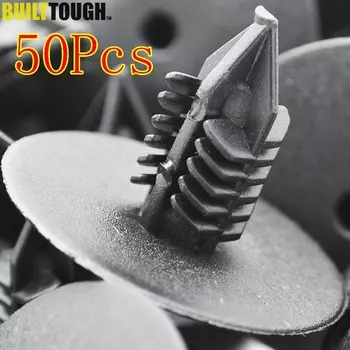 50 шт., дверной бампер, крышка крыла, автомобильная крепеж, пластиковая автоматическая накладка, заклепки, автозастежки для Toyota, Renault, VW