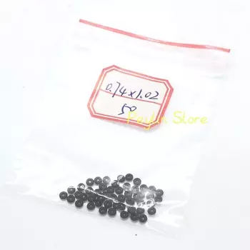 50 шт. ID 0,74x1,02 мм 1,07x1,27 мм 1,42x1,53 мм черное уплотнительное кольцо из NBR, резиновое кольцо стандарта