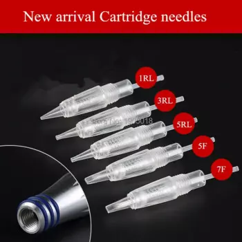 50 шт., иглы для тату-машинки 1RL/3RL/5RL/5F/7F