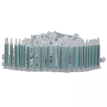 50 шт./компл. AB клеевой пистолет, статический миксер, смесительная трубка, пластиковая смола, смесительная насадка на шприц 83 мм для двух компонентов, машина для смешивания жидкости