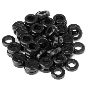 50 шт. комплект уплотнительных колец, автомобильная топливная форсунка, уплотнительное кольцо, прокладка топливной форсунки, шайба, плоское кольцо, прокладка, шайба, резиновое кольцо