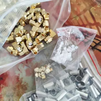 50 шт., коннектор для коаксиального кабеля RG58 RG400 RG142