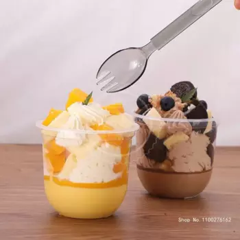 50 шт., красная кружка для торта в форме буквы U
