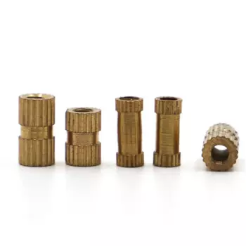 50 шт. M2 M2,5 M3 латунная вставная гайка литьевые латунные резьбовые вставки гайки