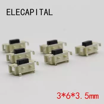 50 шт. микропереключатель ELECAPITAL SMT 3X6X3,5 мм