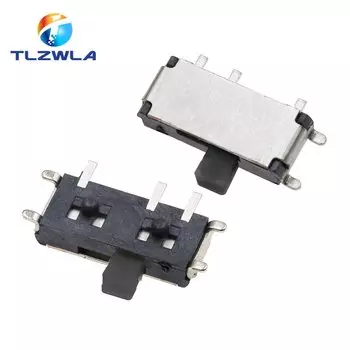 50 шт. мини-7-контактный вкл./выкл. 1P2T SPDT MSK-12C02 SMD тумблер ползунка для MP3 MP4