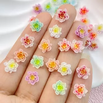 50 шт. Миниатюрные цветочные украшения для волос TSXJY