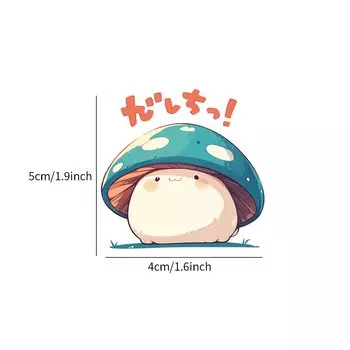 50 шт., наклейки-грибы CAI HE