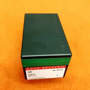 50 шт. оригинальные швейные иглы Groz Beckert GB 228 R CPX5 CP X 5 нм 160/23 200/25 250/27