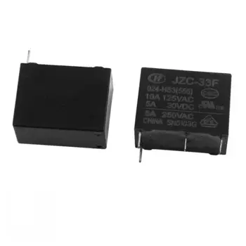 50 шт./партия, реле мощности HF33F, 55 А, В переменного тока, 4 контакта, оригинальное новое реле