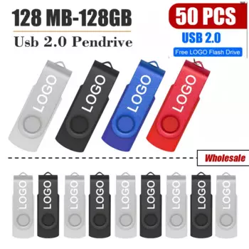 50 шт./партия, высокоскоростной Usb флеш-накопитель, 2,0 дюйма