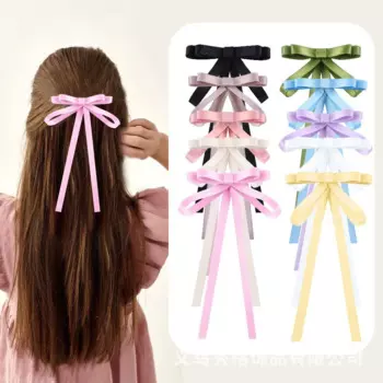 50 шт./партия, заколки для волос с бантом, 3,5 дюйма