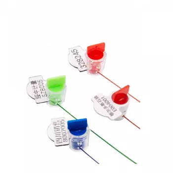 50 шт. пластиковые герметичные свинцовые противоугонные этикетки кабельная стяжка стальная проволока уплотнительная Пряжка для счетчика воды электричества 25 см 50 см Новый Whol