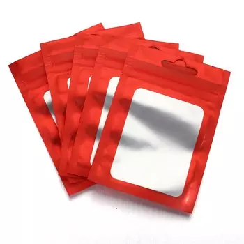 50 шт. пластиковые пакеты с молнией BERICHHA для хранения украшений