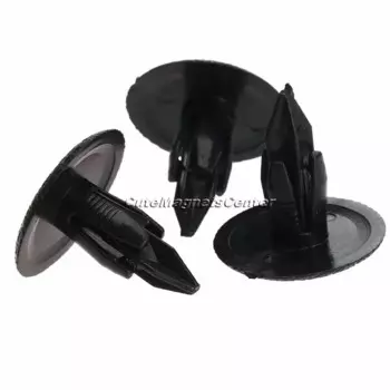 50 шт., пластиковые заклепки с отверстиями 6 мм, автомобильные зажимы, универсальные зажимы для крепления обтекателя панели автомобиля