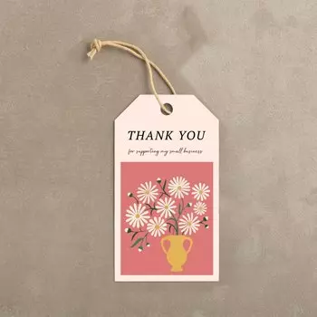 50 шт. подвесных открыток «Спасибо за поддержку» EnjoyPack