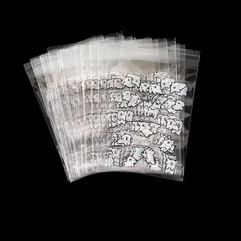 50 шт., прозрачные упаковочные пакеты для милых щенков, простая маленькая поздравительная открытка, защитная крышка для хранения звезд, сумка для сортировки карточек
