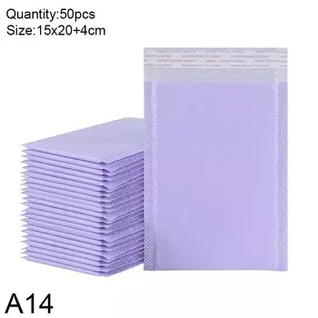 50 шт. пузырьковые пакеты WNYZQ синие/фиолетовые