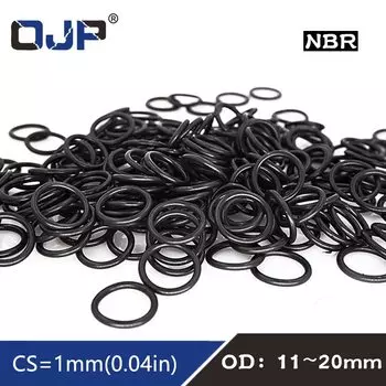 50 шт. резиновые кольца O-ring черные NBR OJP